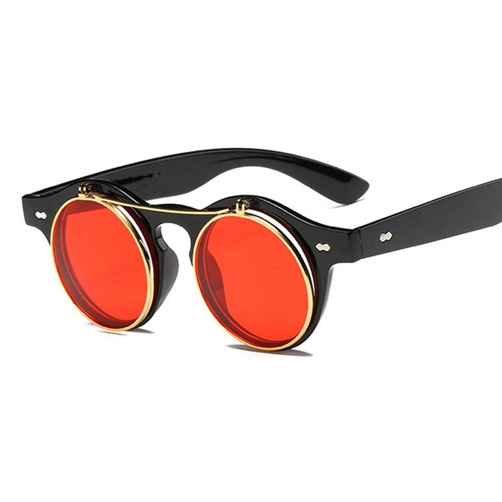 Lunettes de Soleil Rondes Vintage - Oscar Wilde-Passion Steampunk