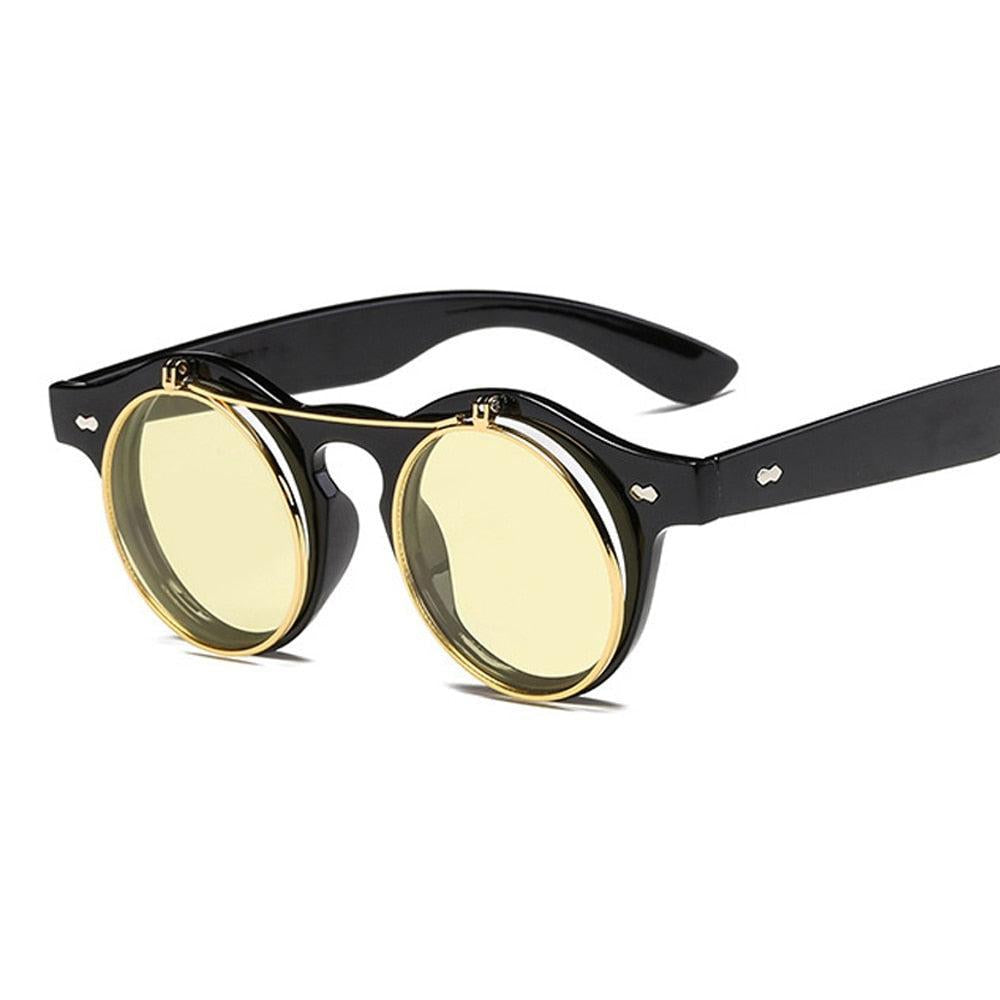 Lunettes de Soleil Rondes Vintage - Oscar Wilde-Passion Steampunk