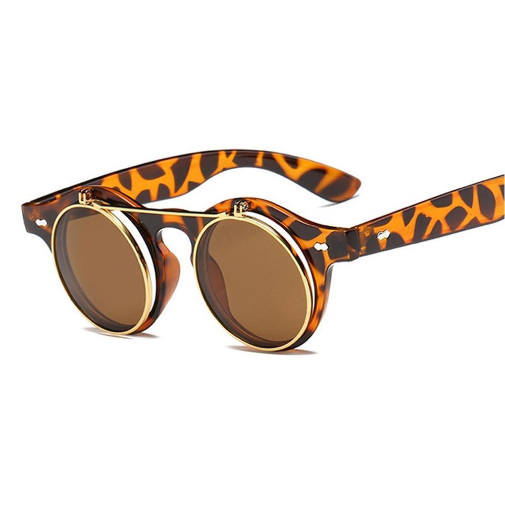 Lunettes de Soleil Rondes Vintage - Oscar Wilde-Passion Steampunk
