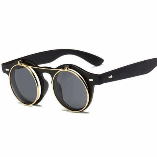 Lunettes de Soleil Rondes Vintage - Oscar Wilde-Passion Steampunk