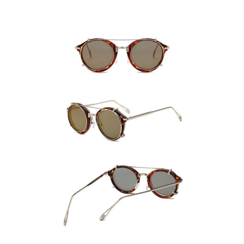 Lunettes Rondes Homme - Lennon-Passion Steampunk