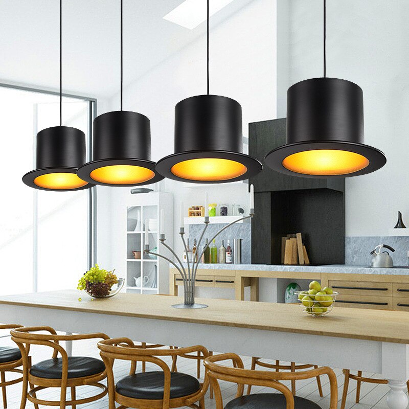 Lustre Forme Chapeau Suspendu - Haut de Forme-Passion Steampunk