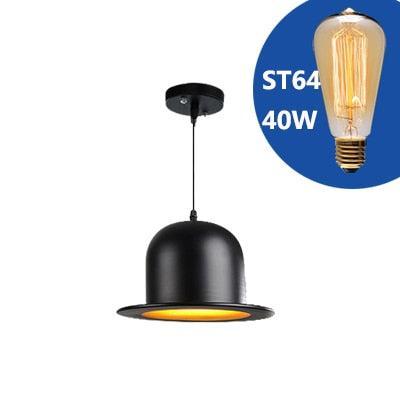 Lustre Forme Chapeau Suspendu - Haut de Forme-Passion Steampunk