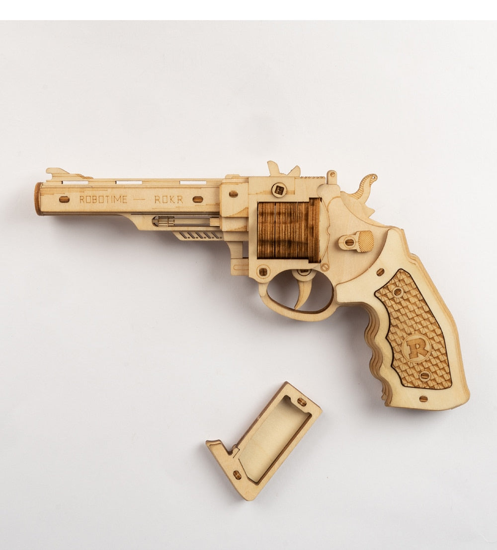 Maquette Arme en Bois - Revolver DIY-Passion Steampunk