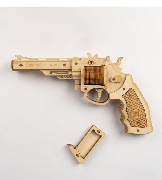 Maquette Arme en Bois - Revolver DIY-Passion Steampunk