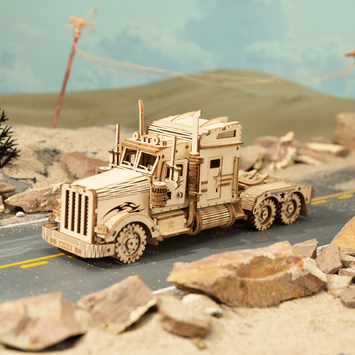 Maquette Camion Américain DIY-Passion Steampunk