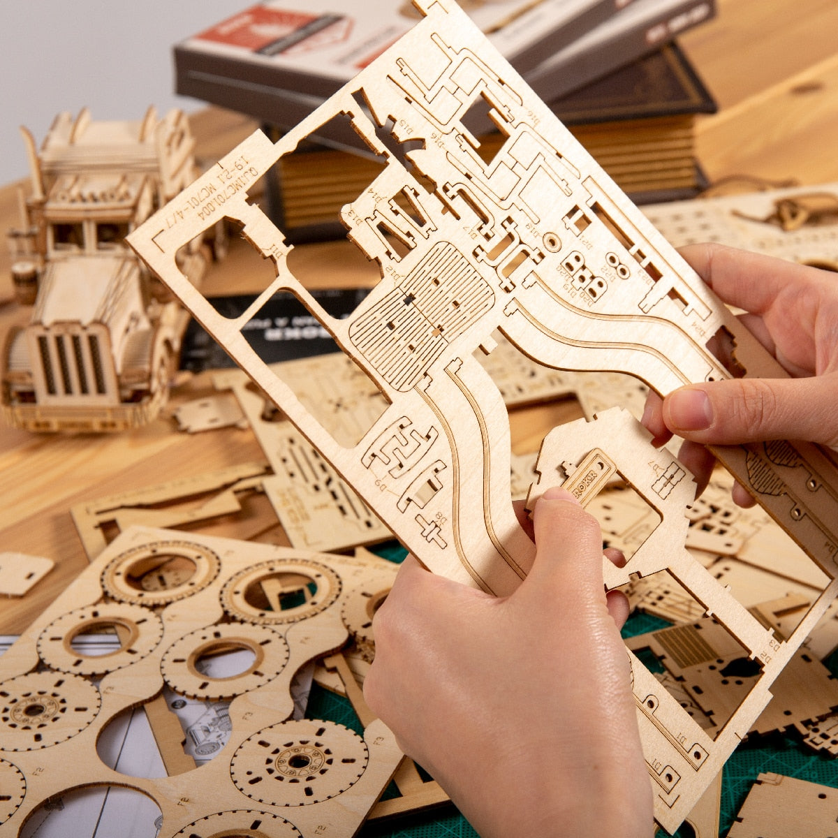 Maquette en Bois - Voiture DIY-Passion Steampunk