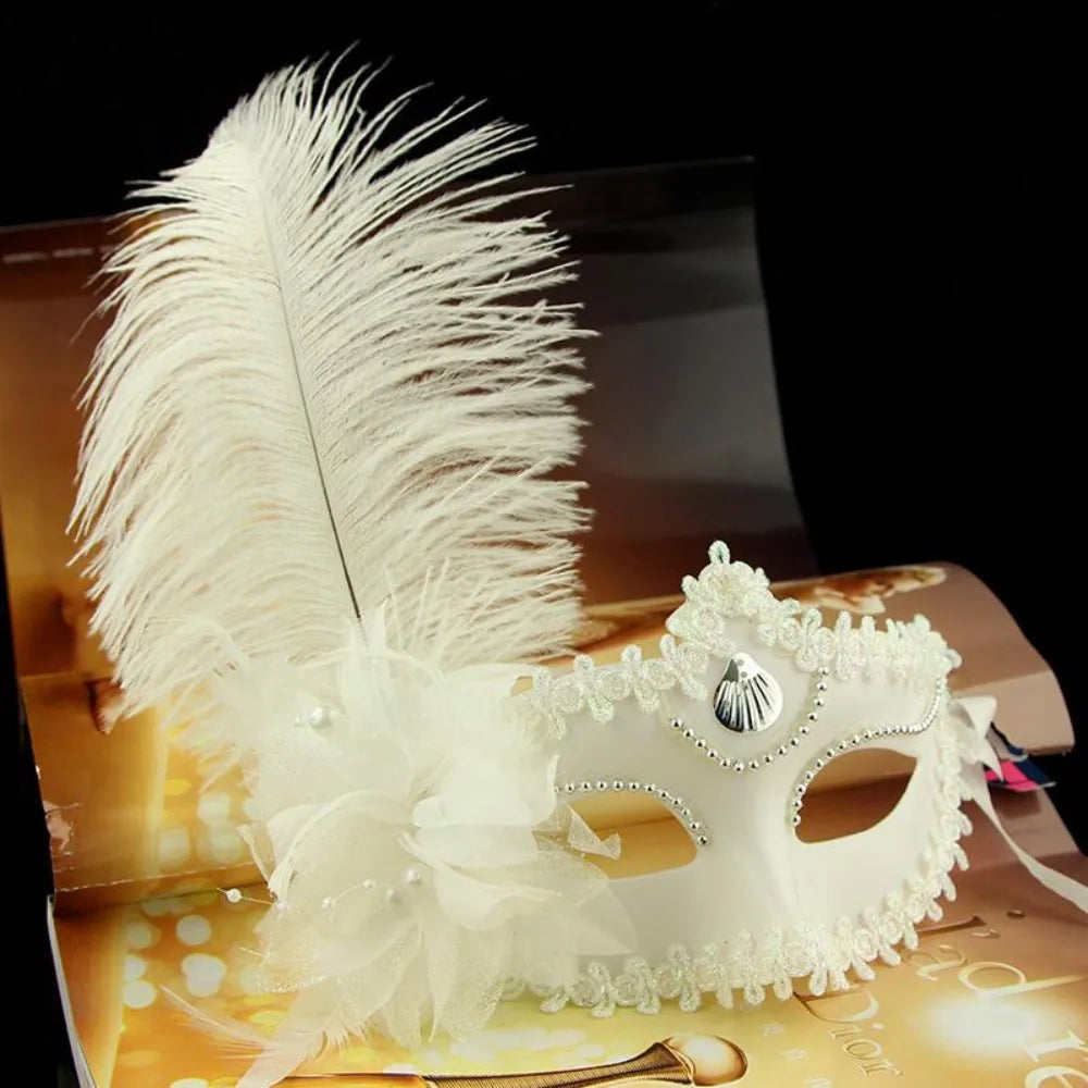 Masque Venitien Femme Noir ou Blanc-Passion Steampunk