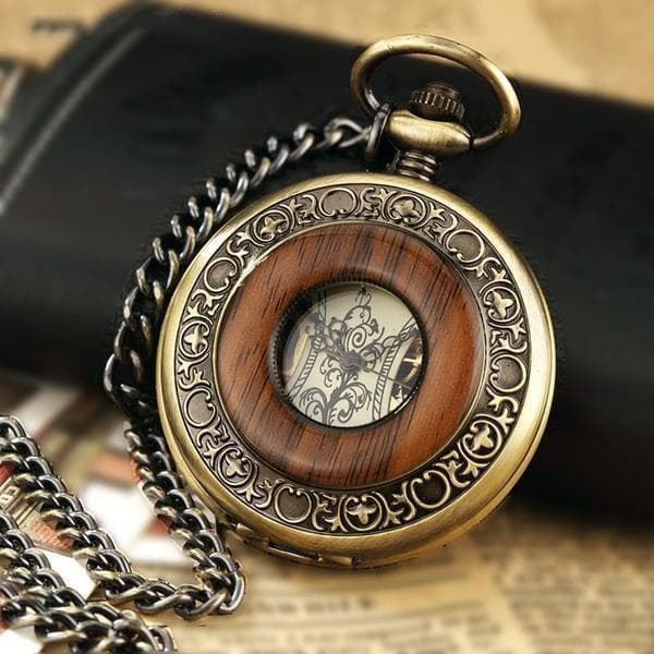 Montre a Gousset Bois - Corsaire Steampunk-Passion Steampunk