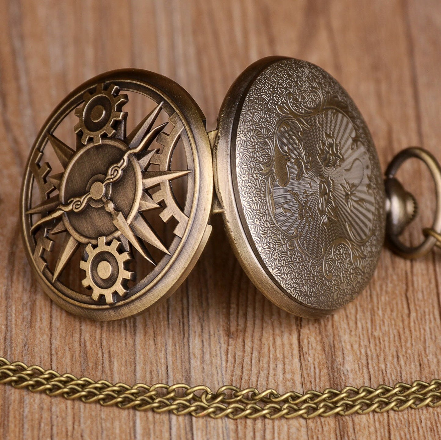 Montre a Gousset Engrenage - Engrenages Creux-Passion Steampunk