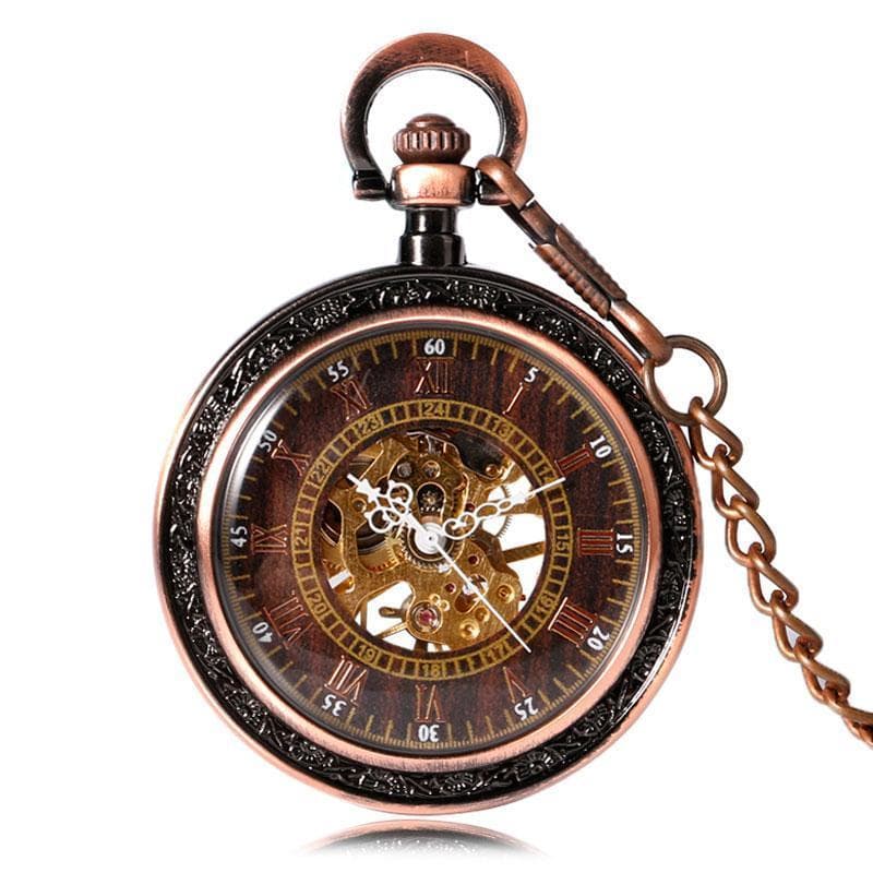 Montre a Gousset Mécanisme Apparent - Phileas Fogg-Passion Steampunk