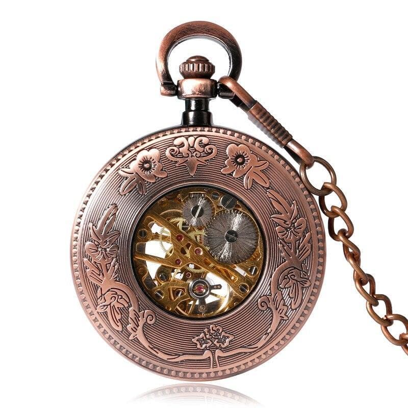 Montre a Gousset Mécanisme Apparent - Phileas Fogg-Passion Steampunk