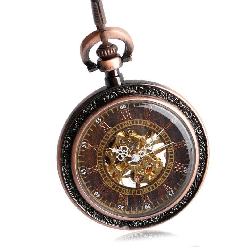 Montre a Gousset Mécanisme Apparent - Phileas Fogg-Passion Steampunk