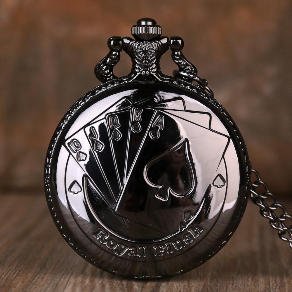 Montre A Gousset Poker - Royal Flush-Passion Steampunk