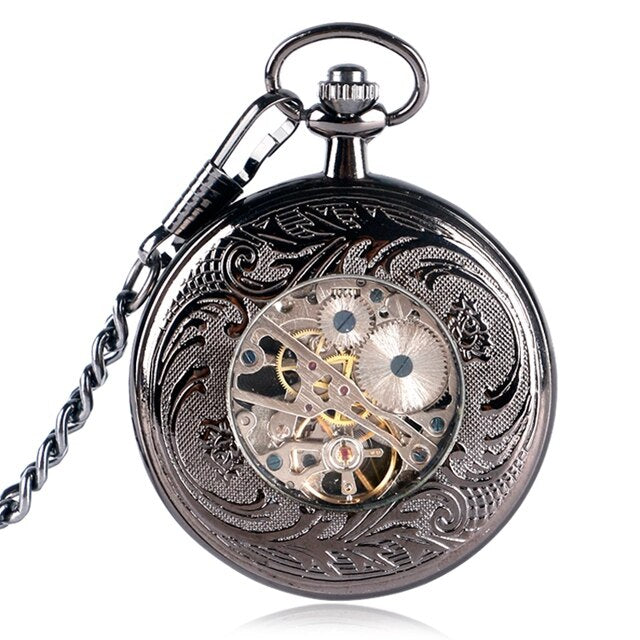 Montre à Gousset Squelette - American Skeleton-Passion Steampunk