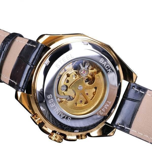 Montre Bracelet Automatique Squelette - Alpha-Passion Steampunk