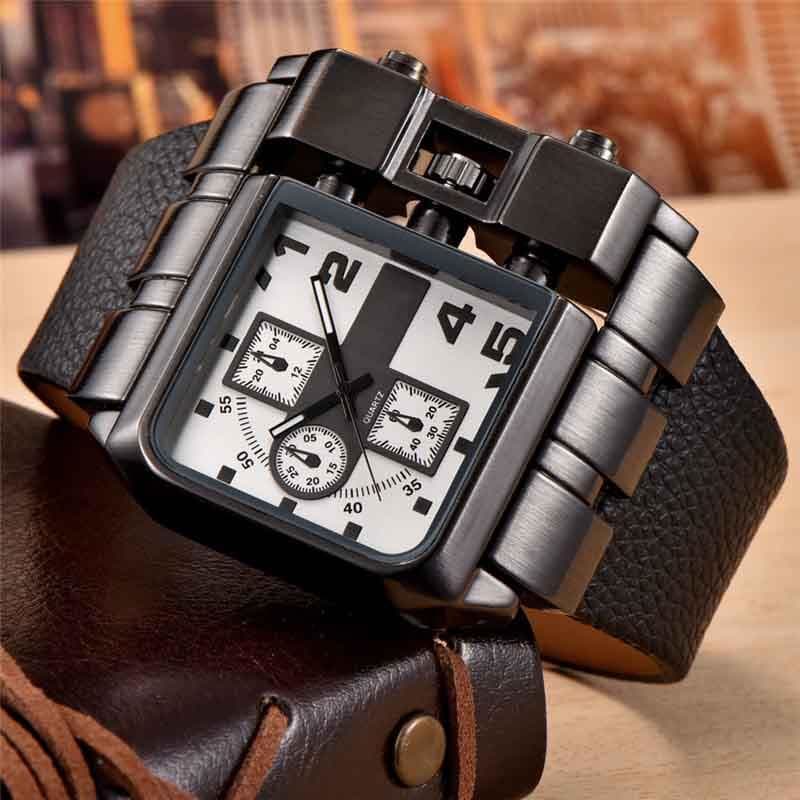 Montre Cadran Carré - Steampunk Style-Passion Steampunk