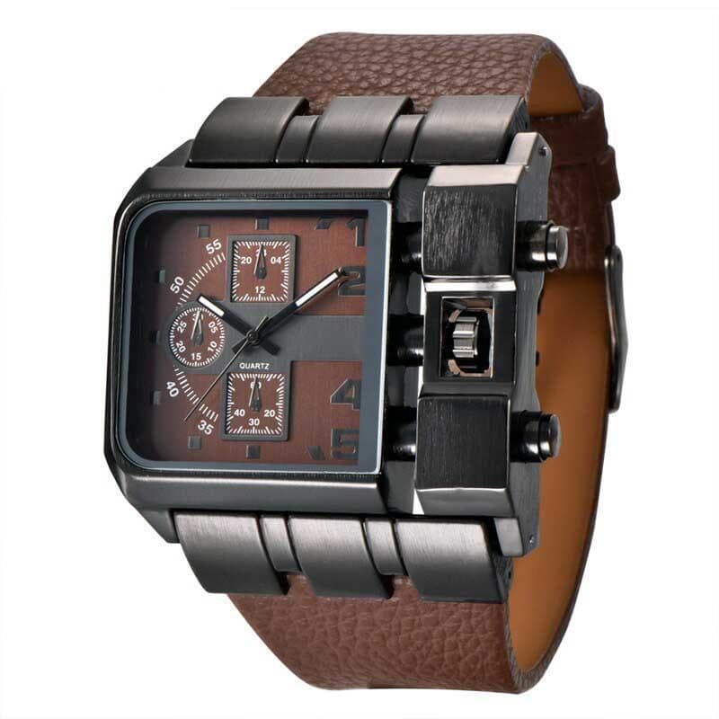 Montre Cadran Carré - Steampunk Style-Passion Steampunk