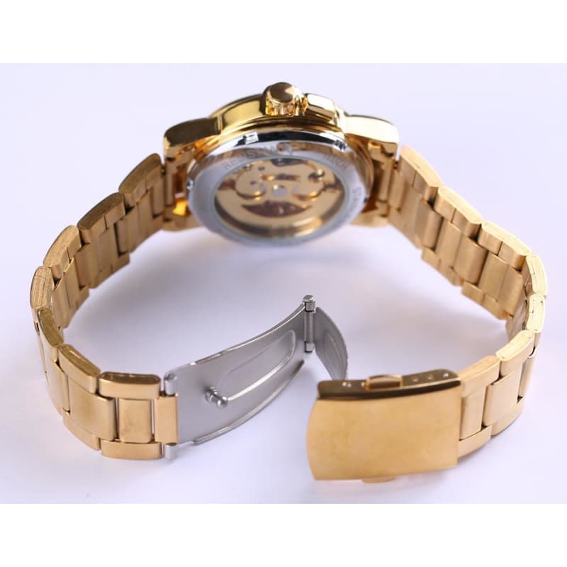 Montre Squelette - Dorée-Passion Steampunk