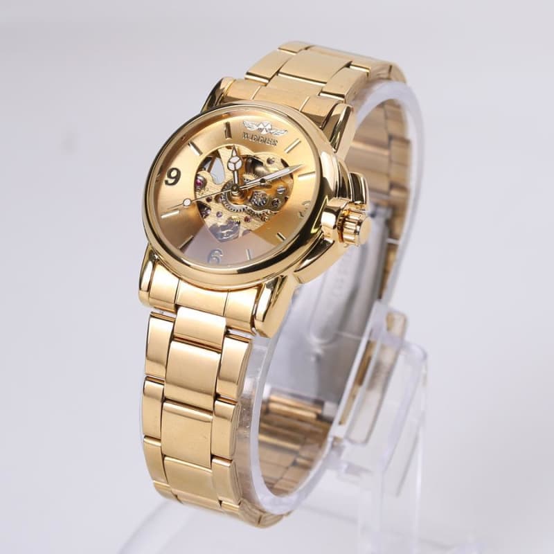 Montre Squelette - Dorée-Passion Steampunk