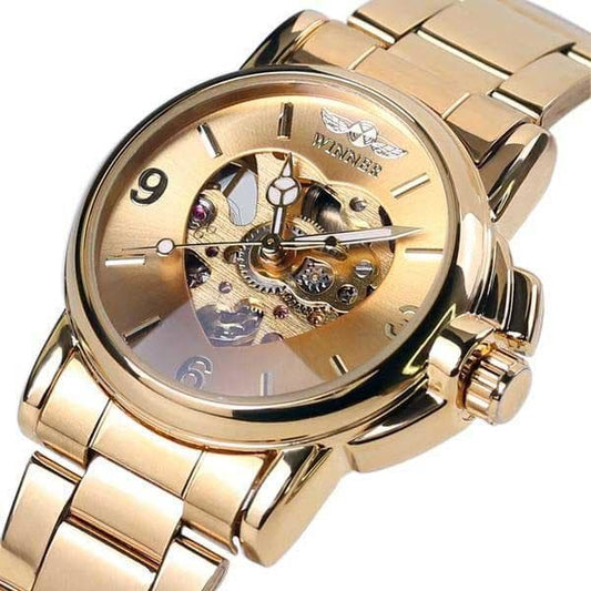 Montre Squelette - Dorée-Passion Steampunk