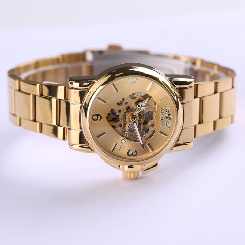 Montre Squelette - Dorée-Passion Steampunk