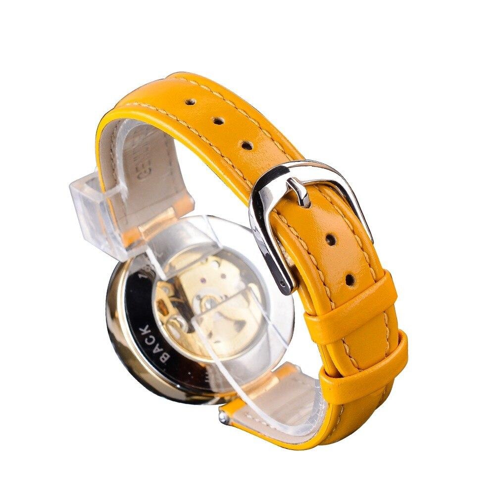 Montre Squelette - Jaune-Passion Steampunk