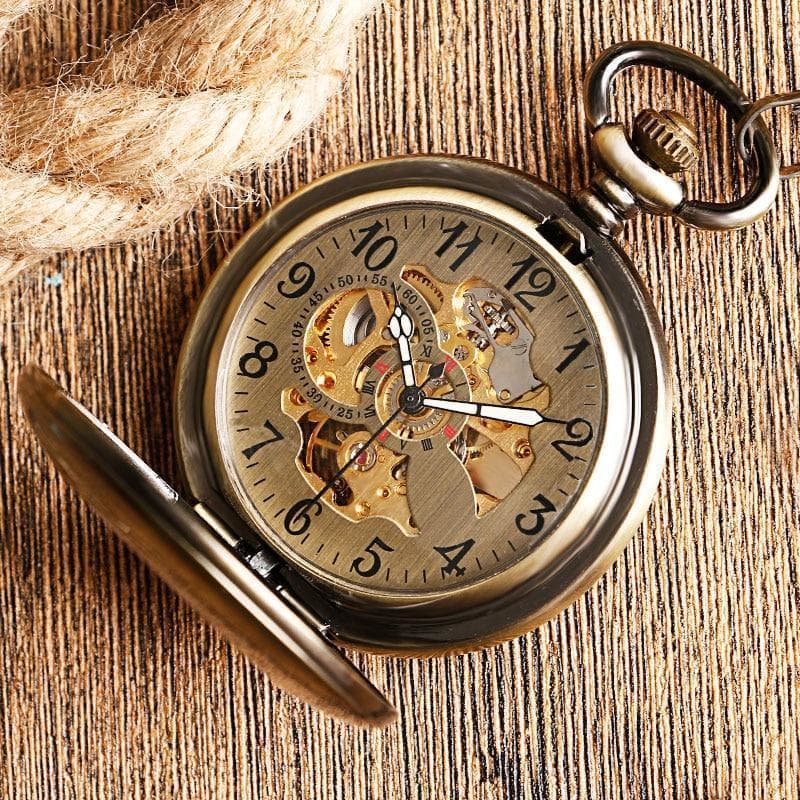 Montre Cuivre Homme a Gousset - Dorian Gray-Passion Steampunk