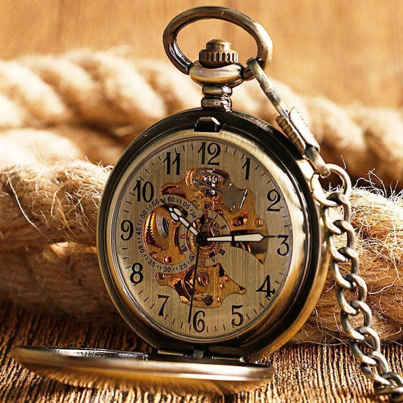 Montre Cuivre Homme a Gousset - Dorian Gray-Passion Steampunk