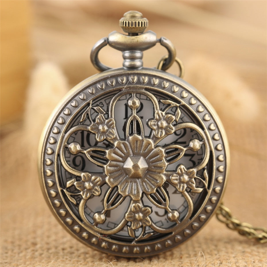 Montre Gousset Femme Ancienne - Grandiflora-Passion Steampunk