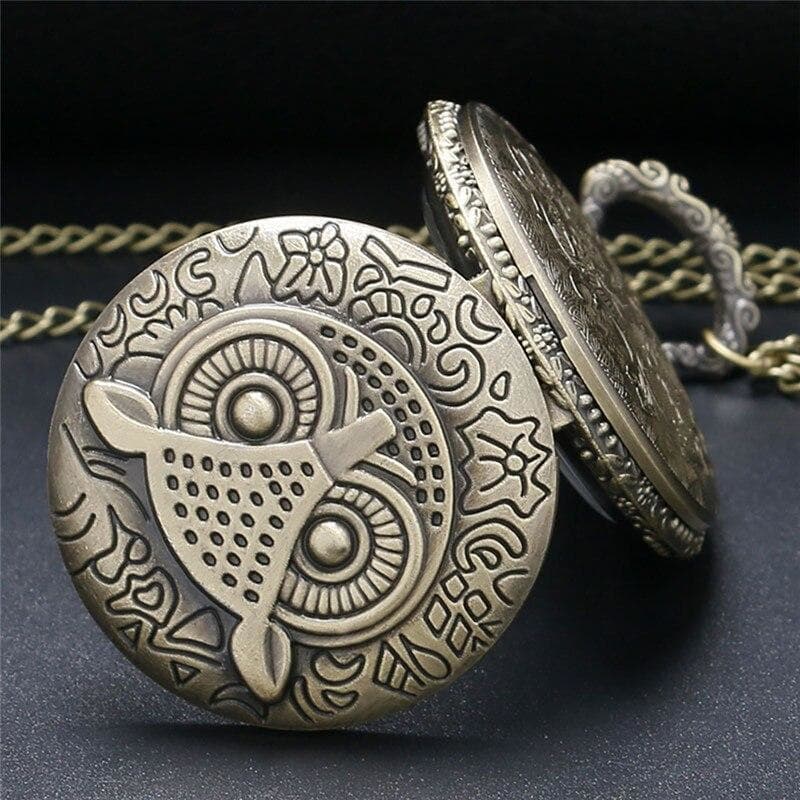 Montre Gousset - Hibou Steampunk-Passion Steampunk