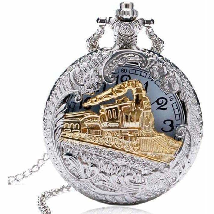 Montre Locomotive a gousset - Foreman-Passion Steampunk