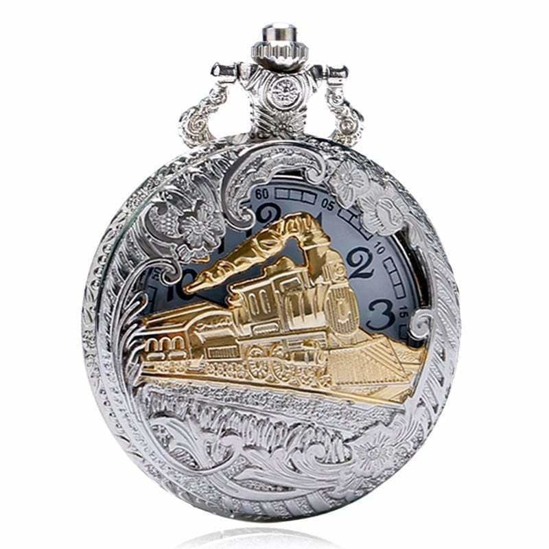 Montre Locomotive a gousset - Foreman-Passion Steampunk