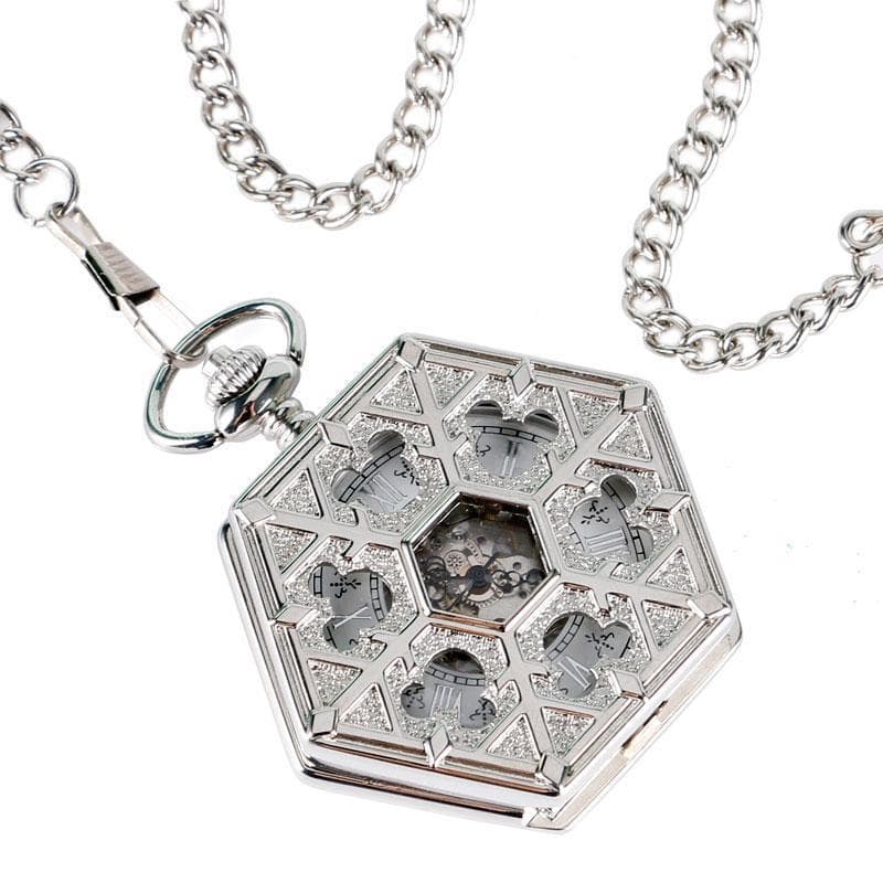 Montre Hexagonale a Gousset - Ermitage-Passion Steampunk