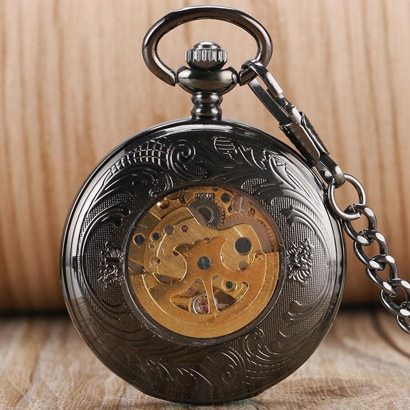 Montre Gousset Squelette Automatique - Orient Express-Passion Steampunk
