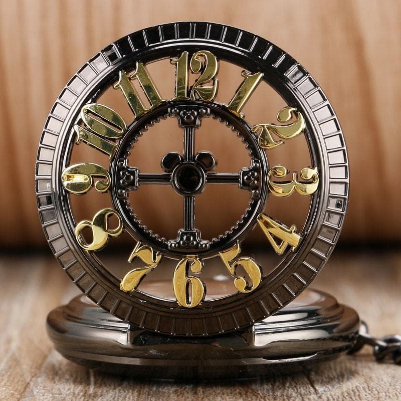 Montre Gousset Squelette Automatique - Orient Express-Passion Steampunk