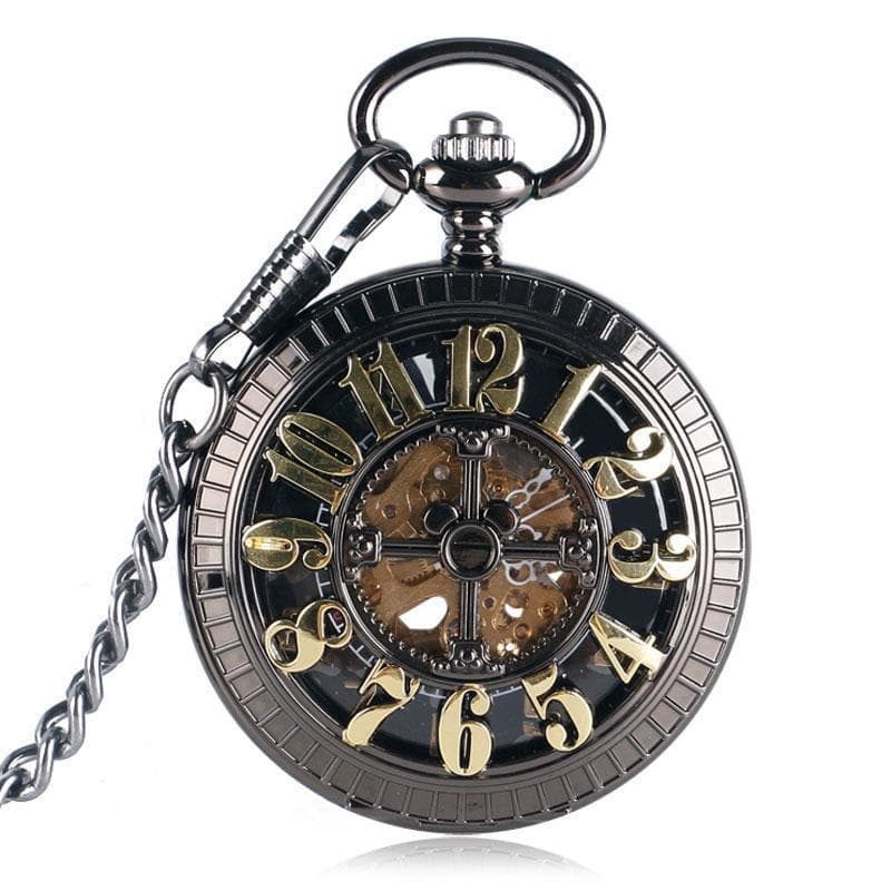 Montre Gousset Squelette Automatique - Orient Express-Passion Steampunk