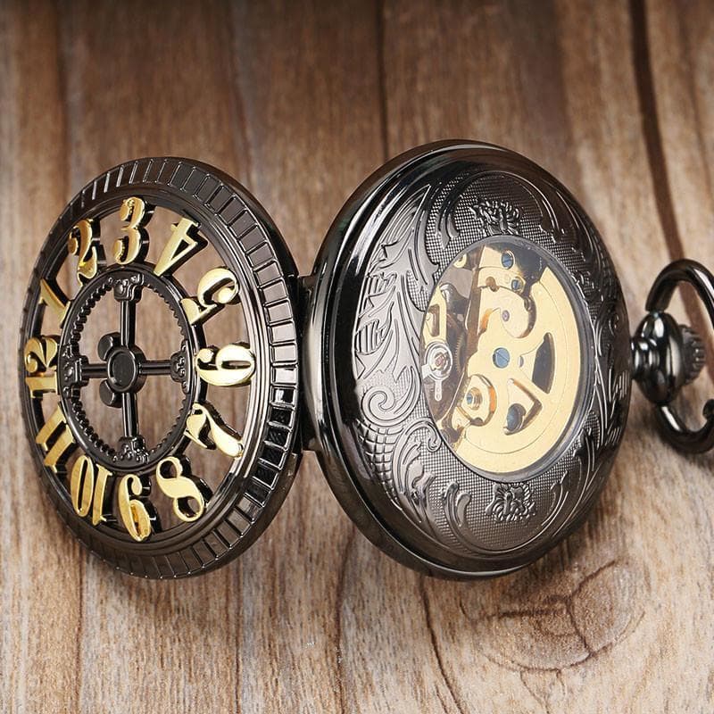 Montre Gousset Squelette Automatique - Orient Express-Passion Steampunk