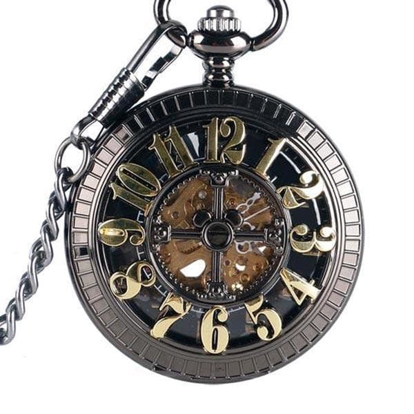 Montre Gousset Squelette Automatique - Orient Express-Passion Steampunk