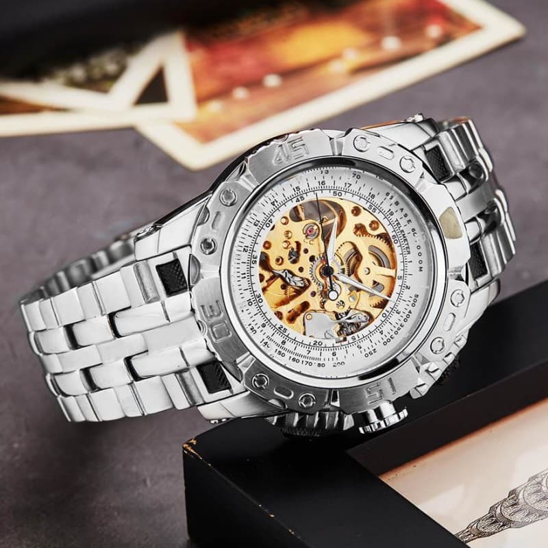 Montre Homme Automatique Squelette - Staline-Passion Steampunk