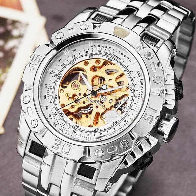 Montre Homme Automatique Squelette - Staline-Passion Steampunk