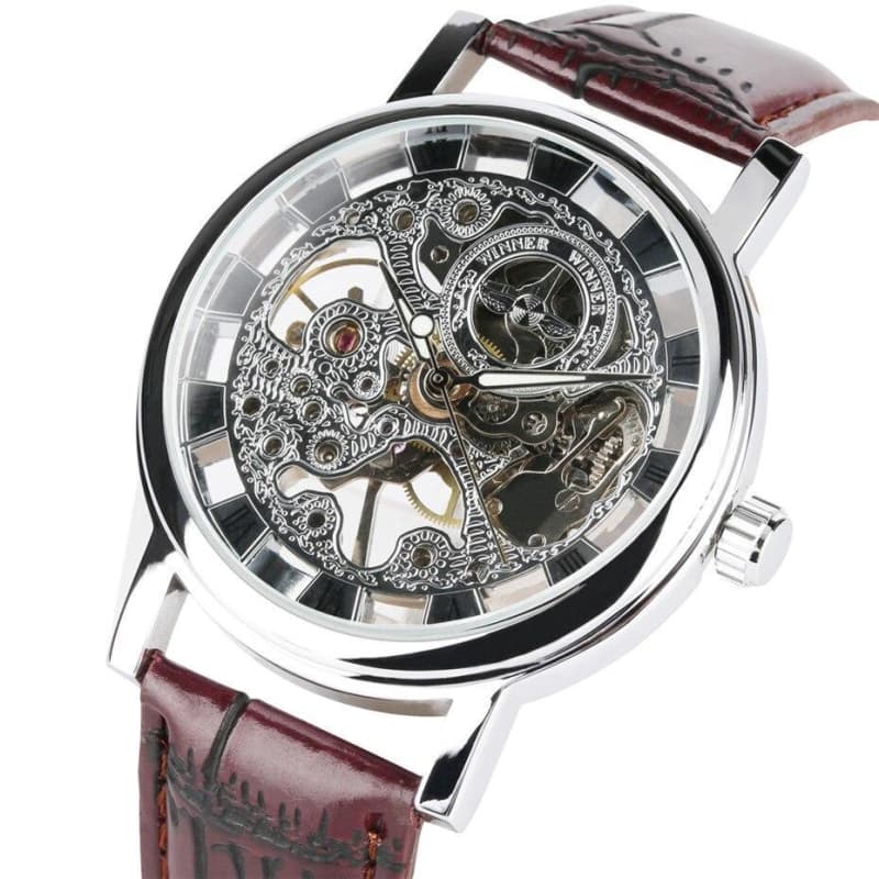 Montre Homme Squelette Apparent - Rétro Futur-Passion Steampunk