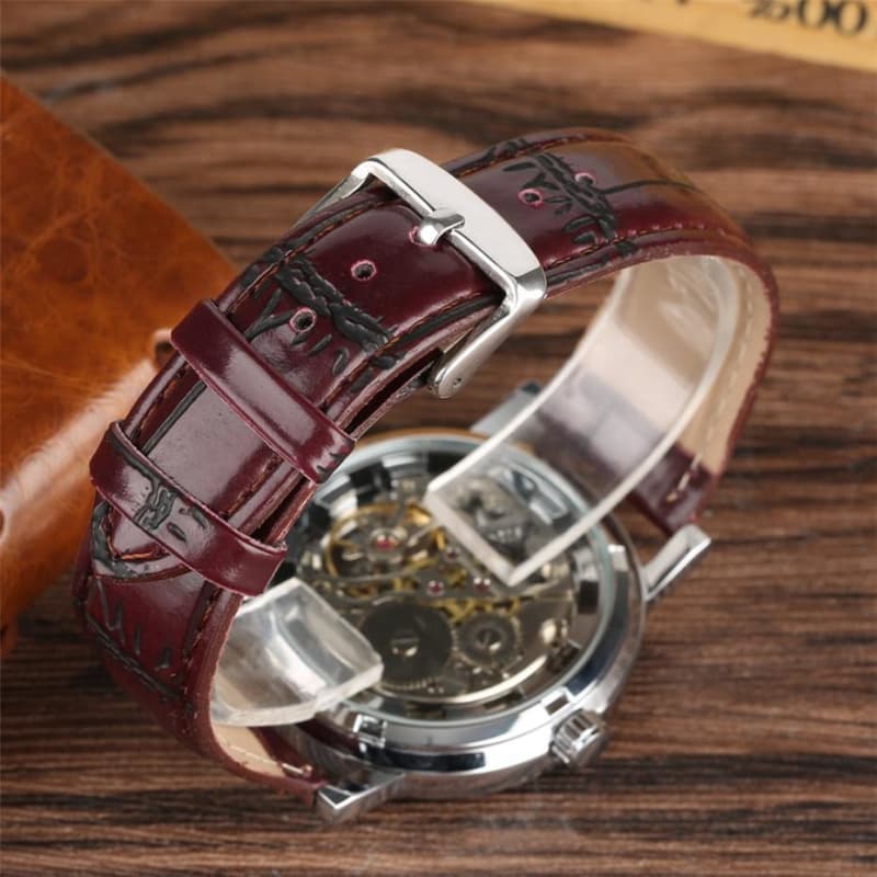 Montre Homme Squelette Apparent - Rétro Futur-Passion Steampunk