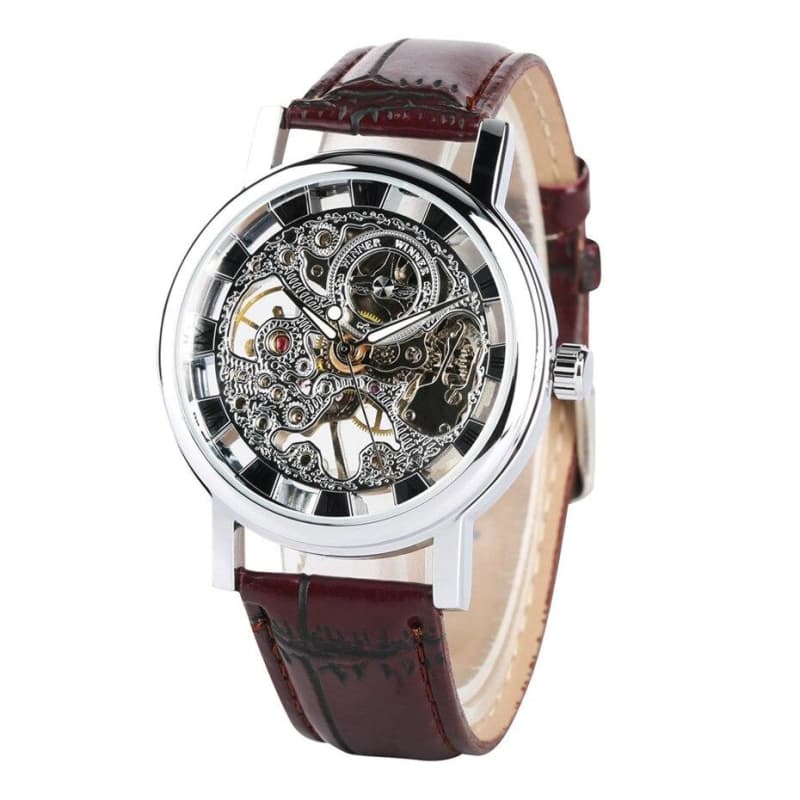 Montre Homme Squelette Apparent - Rétro Futur-Passion Steampunk