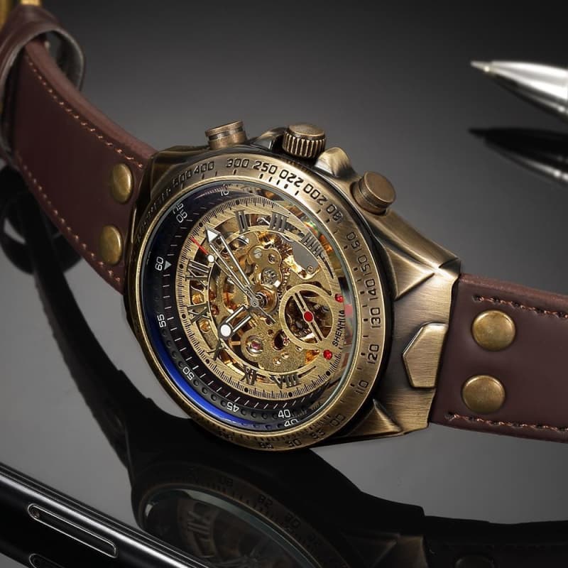 Montre Homme Squelette - Moriarty-Passion Steampunk