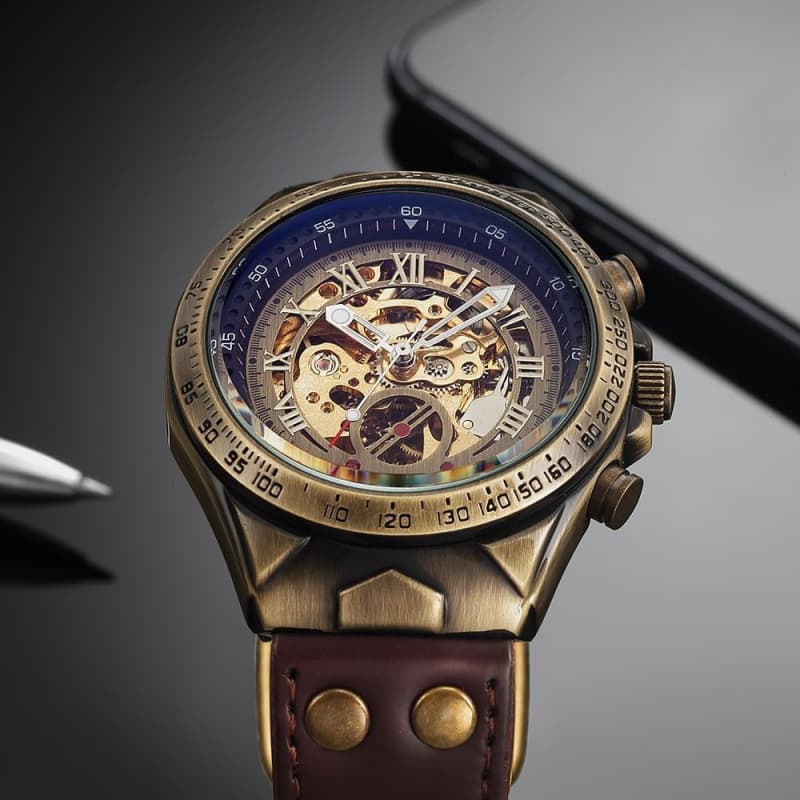 Montre Homme Squelette - Moriarty-Passion Steampunk