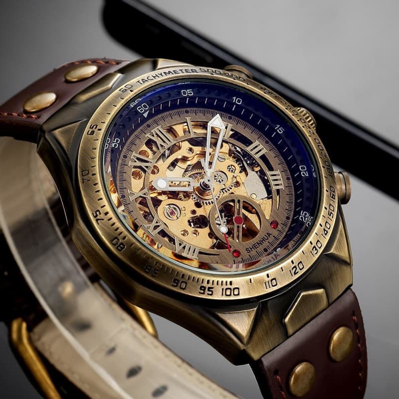 Montre Homme Squelette - Moriarty-Passion Steampunk