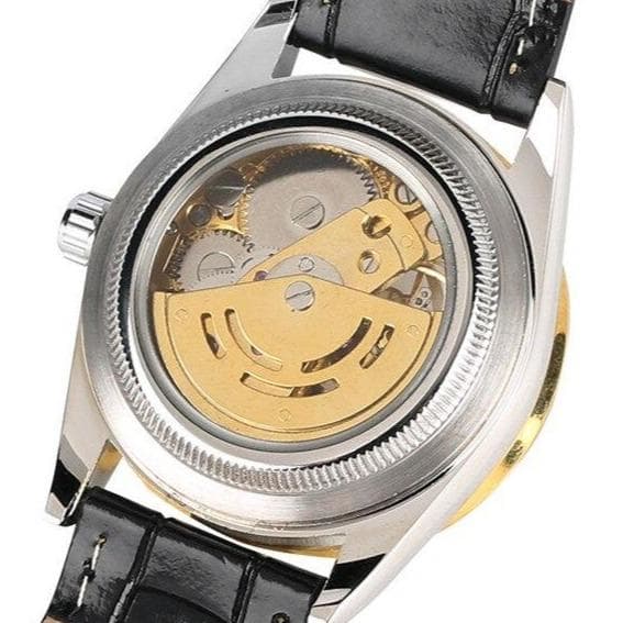 Montre Skeleton Automatique Steampunk - Bracelet Cuir-Passion Steampunk