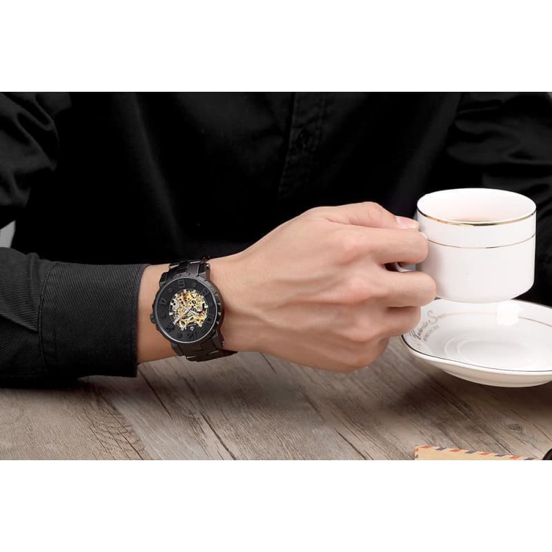 Montre Homme Squelette - Organa-Passion Steampunk