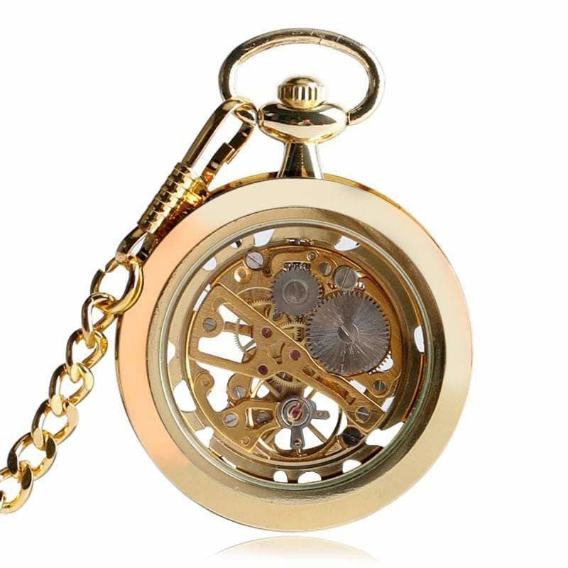 Montre Jules Verne a Gousset - Nautilus-Passion Steampunk